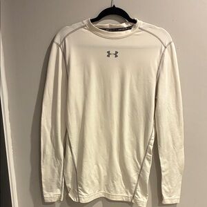 Under Armour Men's Off-White Long Sleeve Shirt